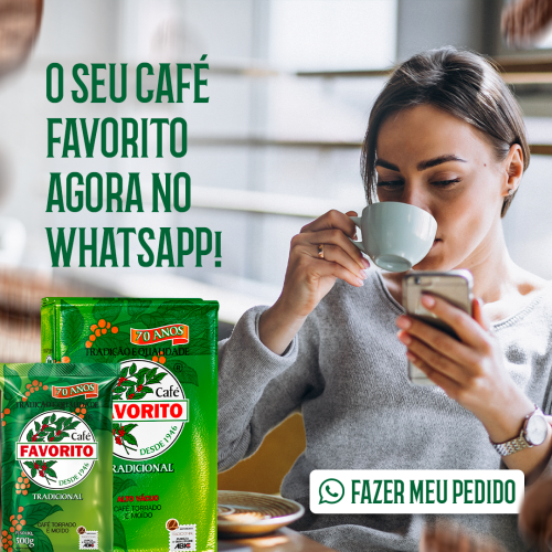 Seu Café favorito agora no Whatsapp